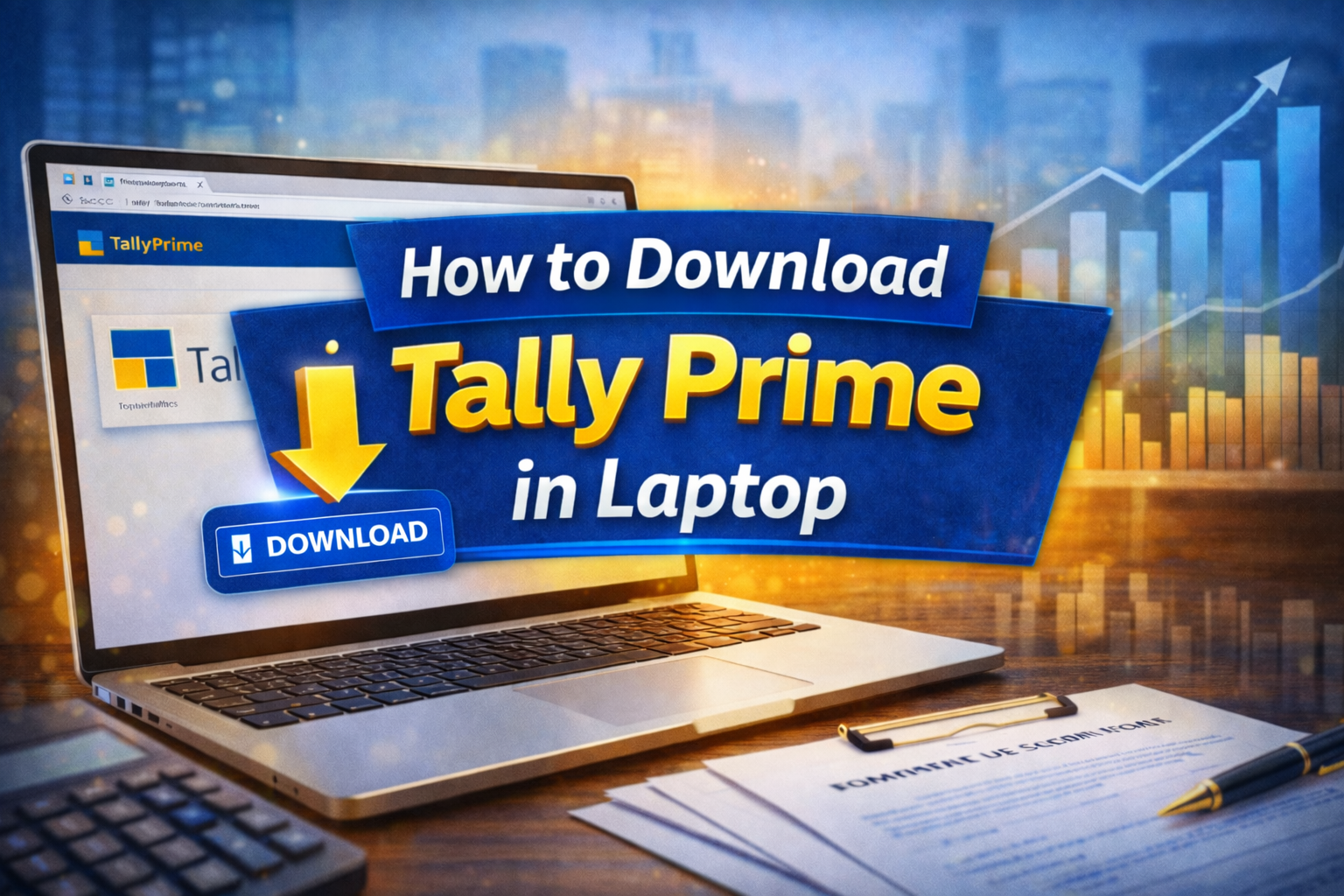 How to download Tally Prime in laptop step by step